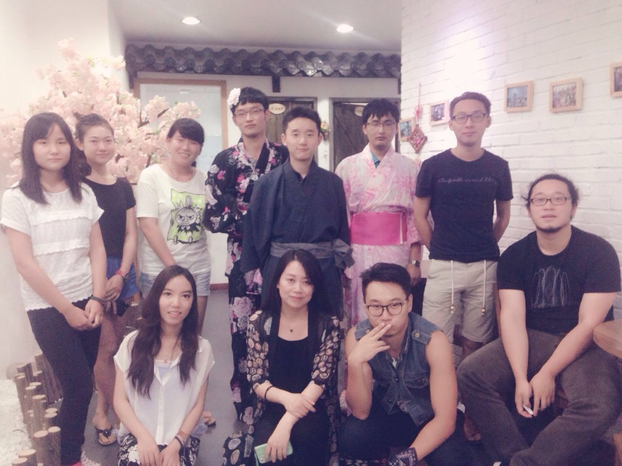 日语中级班毕业照