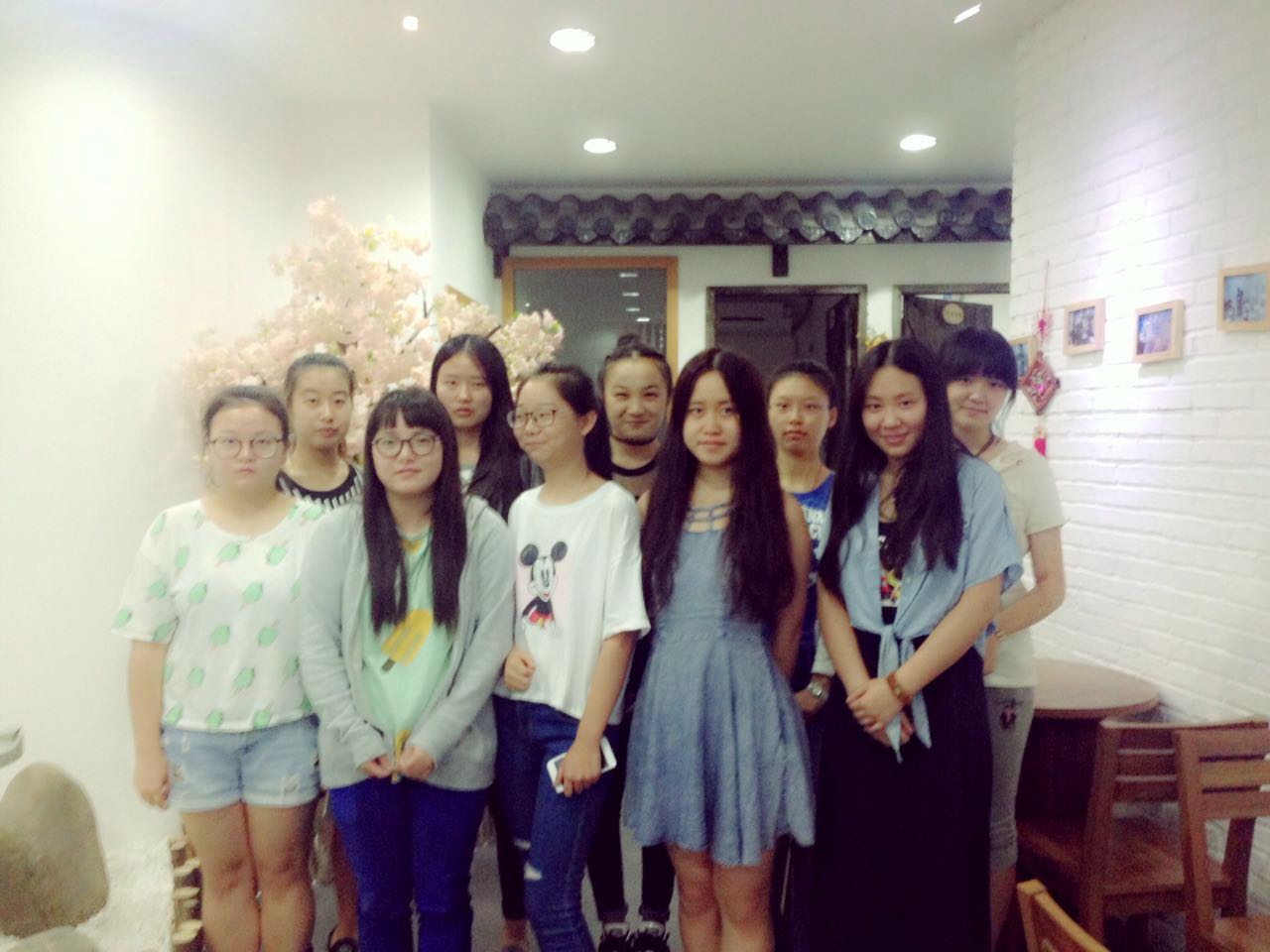  韩语初级班毕业照