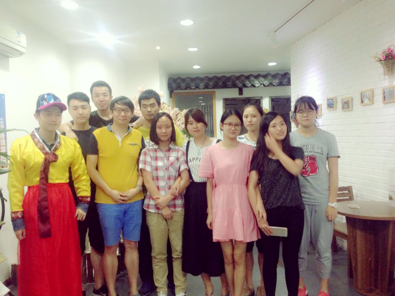 韩语初级班毕业照