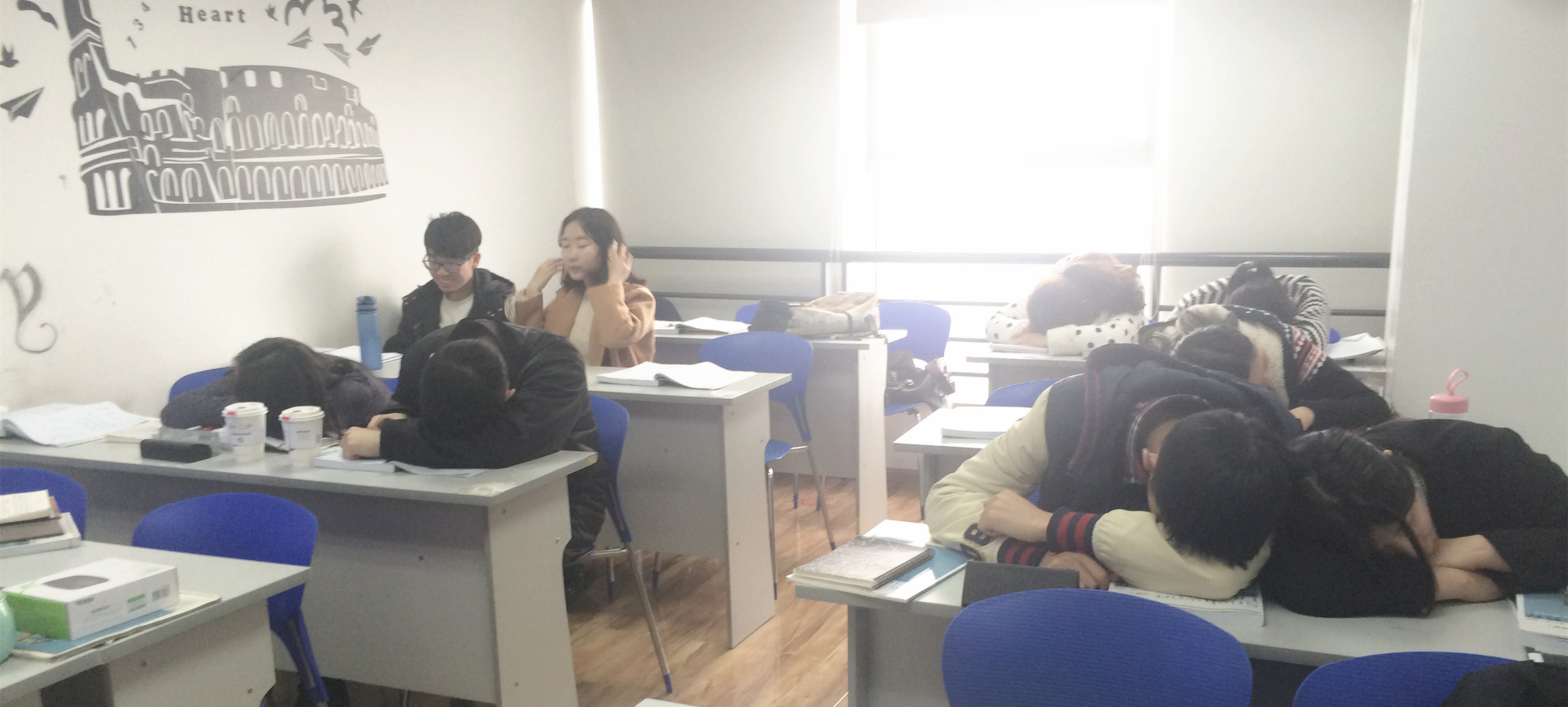 德语出国班课间（赵老师）